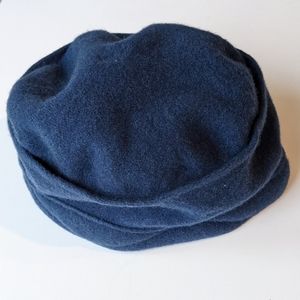 Vintage Parkhurst pillbox wool hat cloche beanie sz M/L